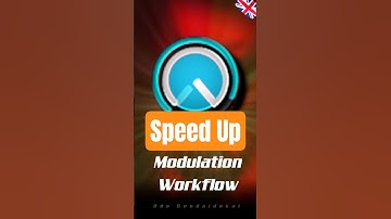 Speedup Modulation Workflow | english | Bitwig #shorts