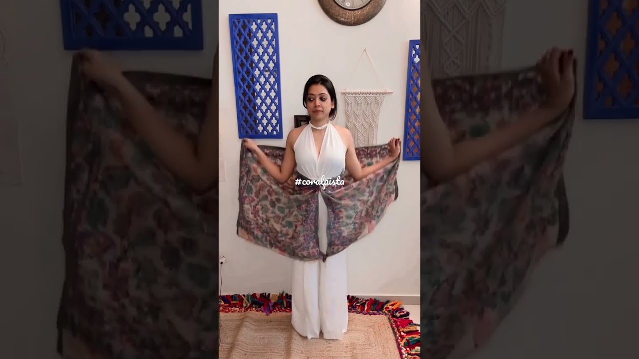  Coralpista Shawl To Cardigan How Convert A Basic Fashion Hack Lifestyle Silk