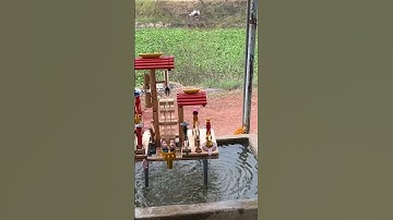 độc lạ tiểu cảnh thác nước mini p4 #shorts