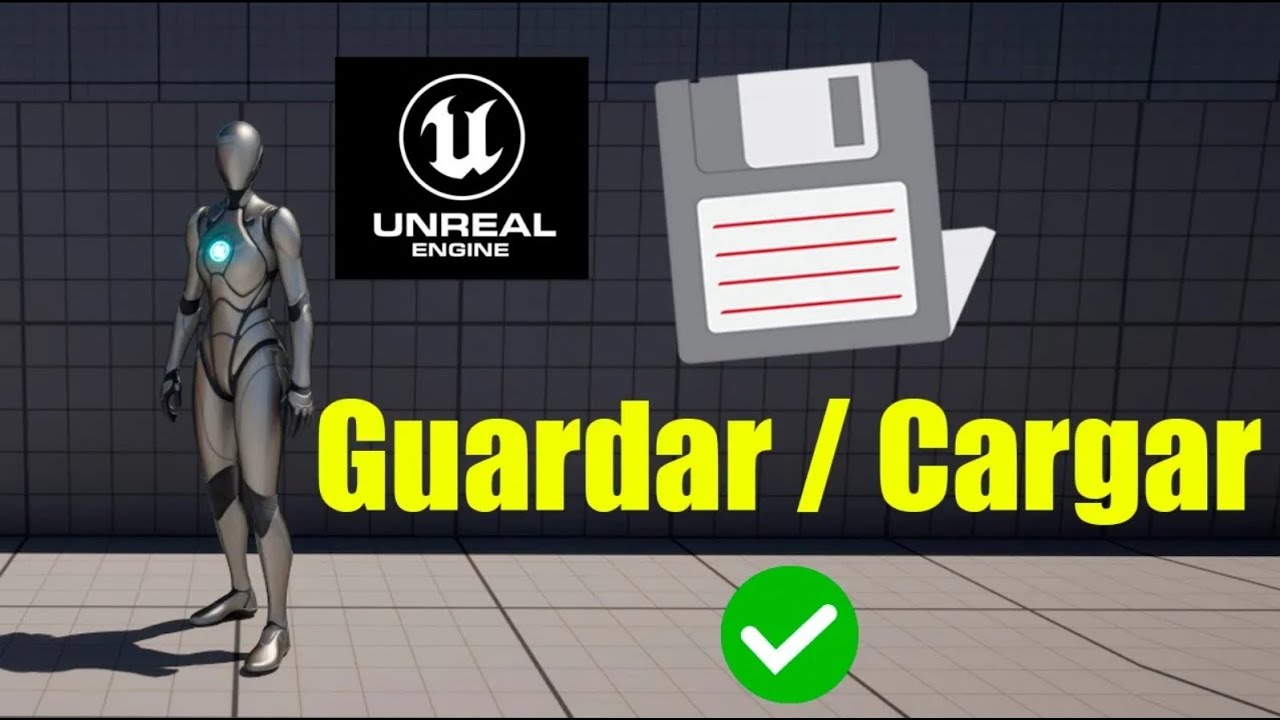 Cómo Guardar y Cargar Partida Unreal Engine (FÁCIL Y RÁPIDO en español)