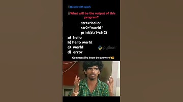 Python logical question 💯👍// python quiz  #shorts #pythonquiz #python #memes #trending