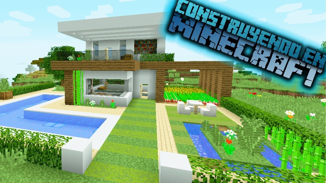 Construyendo casas en minecraft