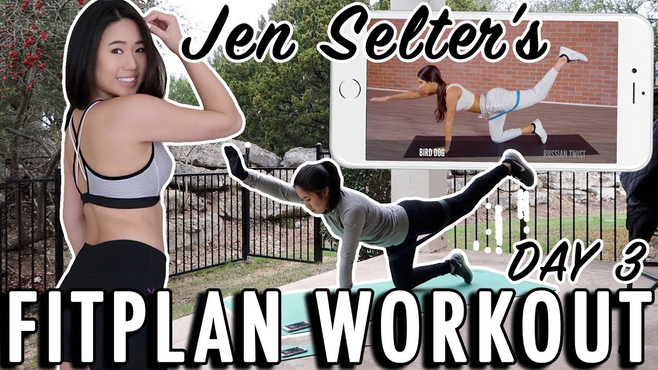 A Review of Jen Selter Workout Plan on the Fitplan App Day 3 Weight