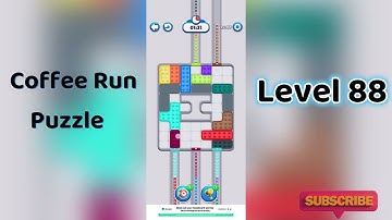 ☕ Coffee Run Puzzle Level 88 Walkthrough 🔍 | Coffee Run Level 88