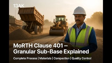Epi-02 MoRTH Clause 401 | Construction of Granular Sub-base (GSB)