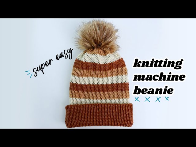 Oh these colors! 💙 #onehataweek2023 #knittingmachine #hats #loombot #, Knitting Machine