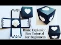 Explosion Box Tutorial For Beginners | DIY Explosion Box For Birthday / Anniversary | Easy Tutorial