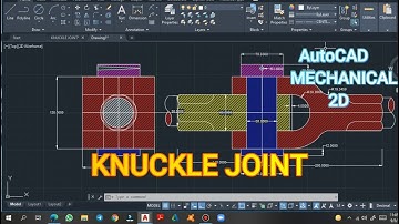 KNUCKLE JOINT IN AUTOCAD