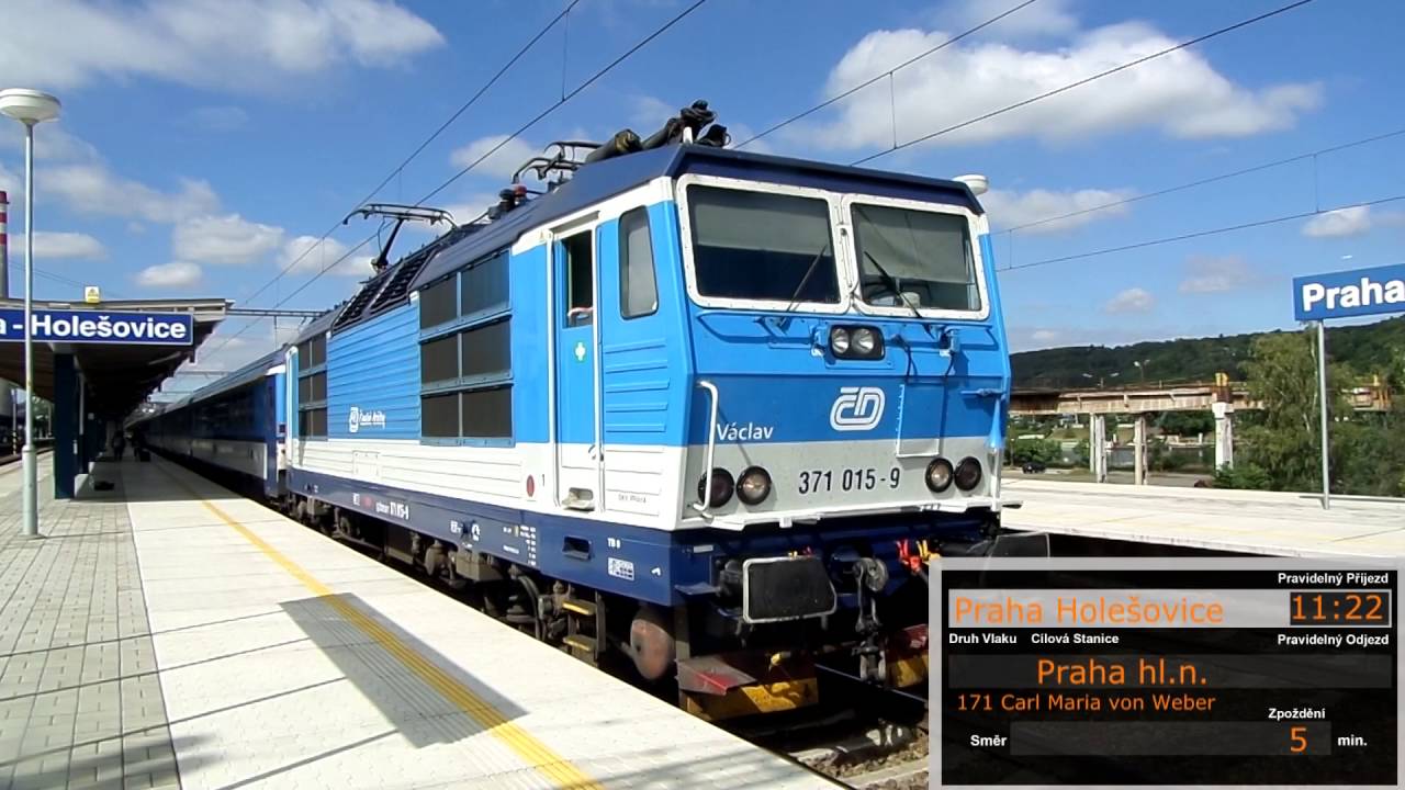 EC 171 Carl Maria von Weber Praha-Holešovice - YouTube