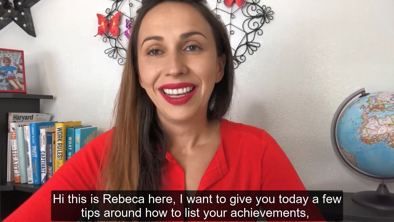 CV Resume And How To List Your Achievements In A Compelling Way YouTube