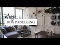 DIY Renter Friendly Wall Paneling Wainscoting | how to white accent wall box paneling