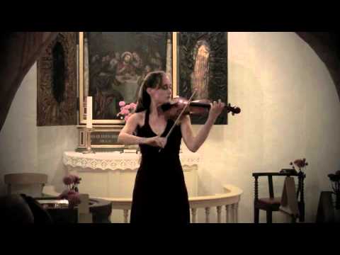 Bach: Partita #2 in D minor for Violin Solo - Claudia Schaer