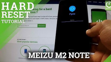 Hard Reset MEIZU M2 Note - wipe your device by Factory Reset