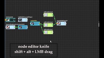 nodeEditorKnifeTool in maya tip