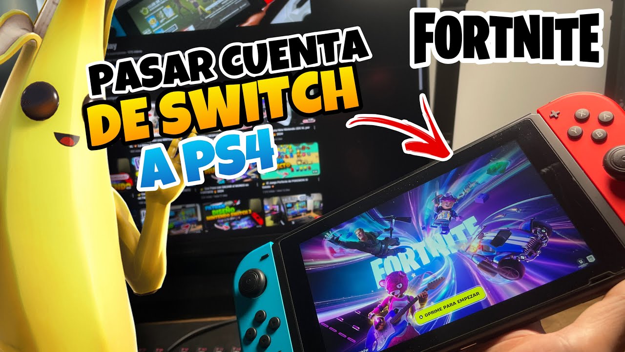 👉 Como Poner mi CUENTA de FORTNITE de NINTENDO SWITCH a PS4 🔥 - YouTube