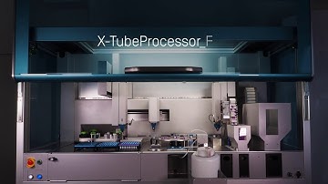 HTI X-TubeProcessor_Flex - Automated capping, filling, labelling of tubes