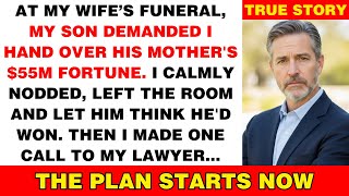 My Son Demanded My $55M Inheritance At His Mother's Funeral — When I Refused...