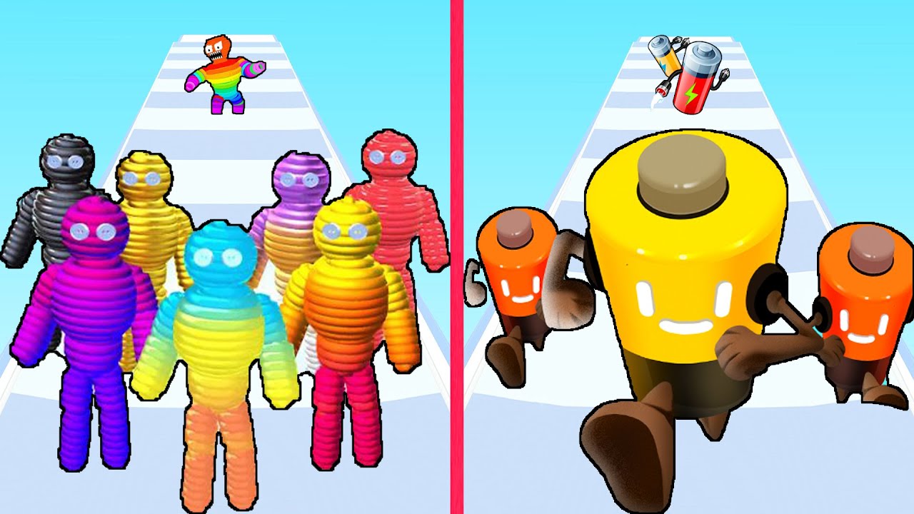 Rope Man Vs Battery Run All Levels Gameplay Walkthrough iOS iPad Pro 37LXIER