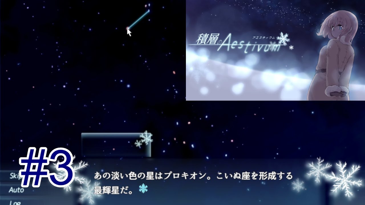 #3【 積層のAestivum 】森の外を目指す二人。でも方角が分からないな【ビジュアルノベル】　(※ネタバレあり)