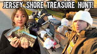 Trash Picking MILLIONAIRE Jersey Shore Town In WINTER!