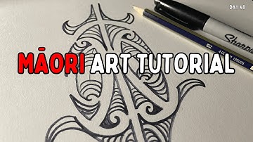 Drawing Māori Art: Mangōpare inspired Pattern tutorial