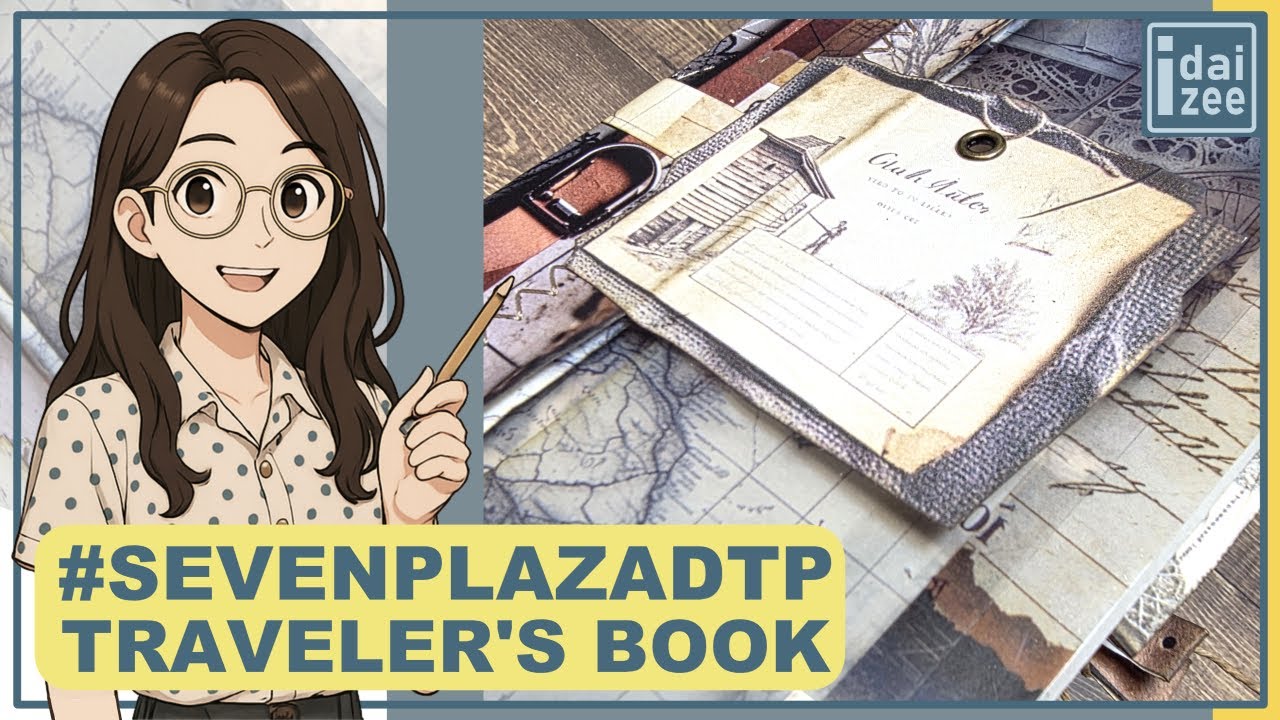 Craft with me | Kiss from a Rose Traveller's Journal | #Sevenplazadtp