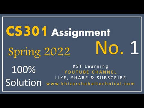 cs301 assignment no 1 2022