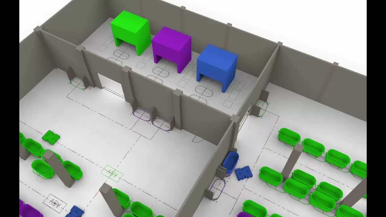 AGV Trough Handling for Cracker Production