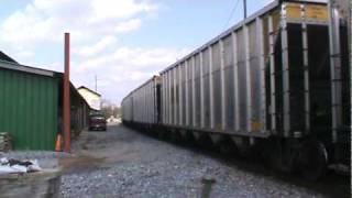 CSX westbound coal train heading to Stilesboro,GA