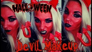 Red Fallen Angel | Halloween Makeup