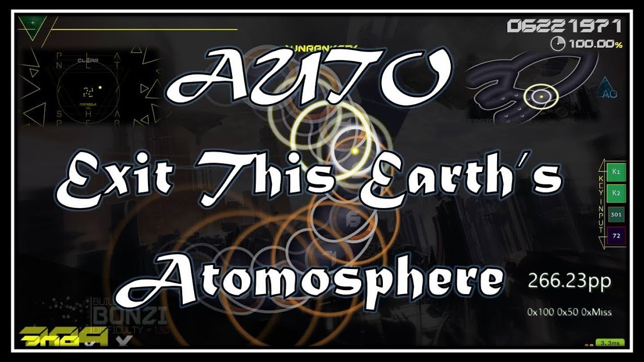 AUTO plays Camellia - Exit This Earth's Atomosphere by ProfessionalBox with Camellia skin, PPcounter