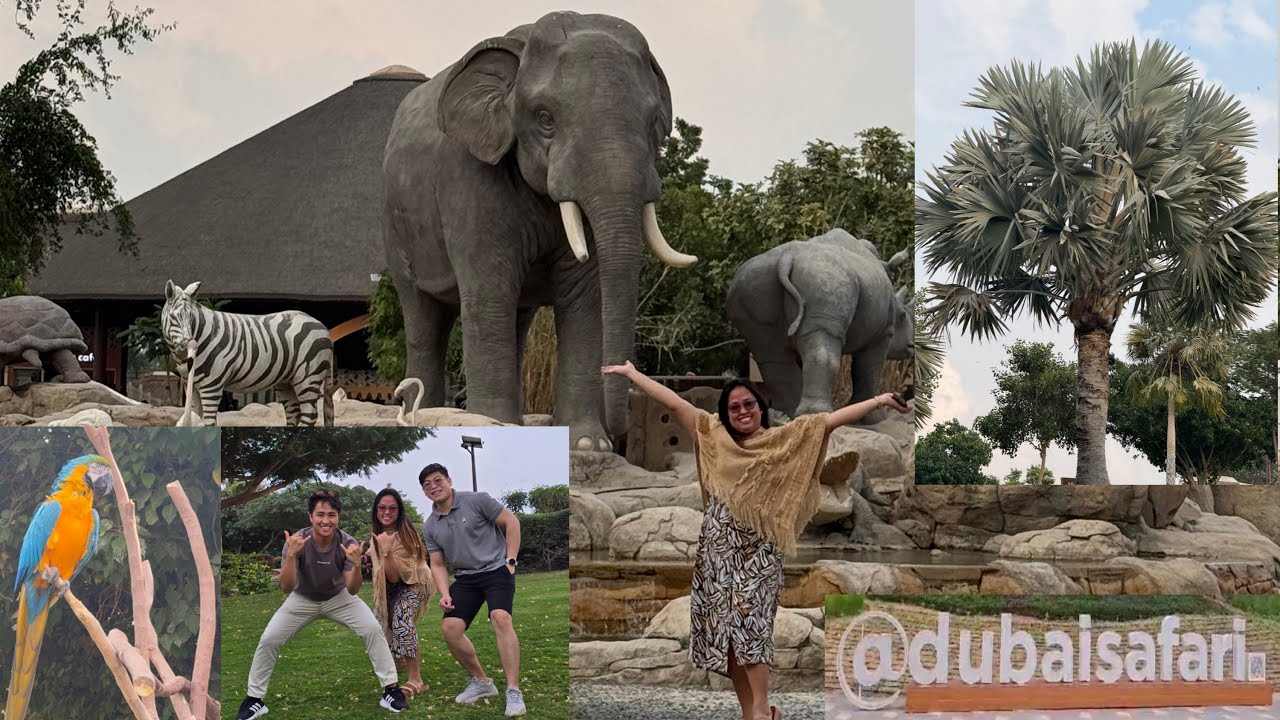 DUBAI SAFARI PARK-119 Hectare wildlife sanctuary in Dubai (Unang gala sa 2025)