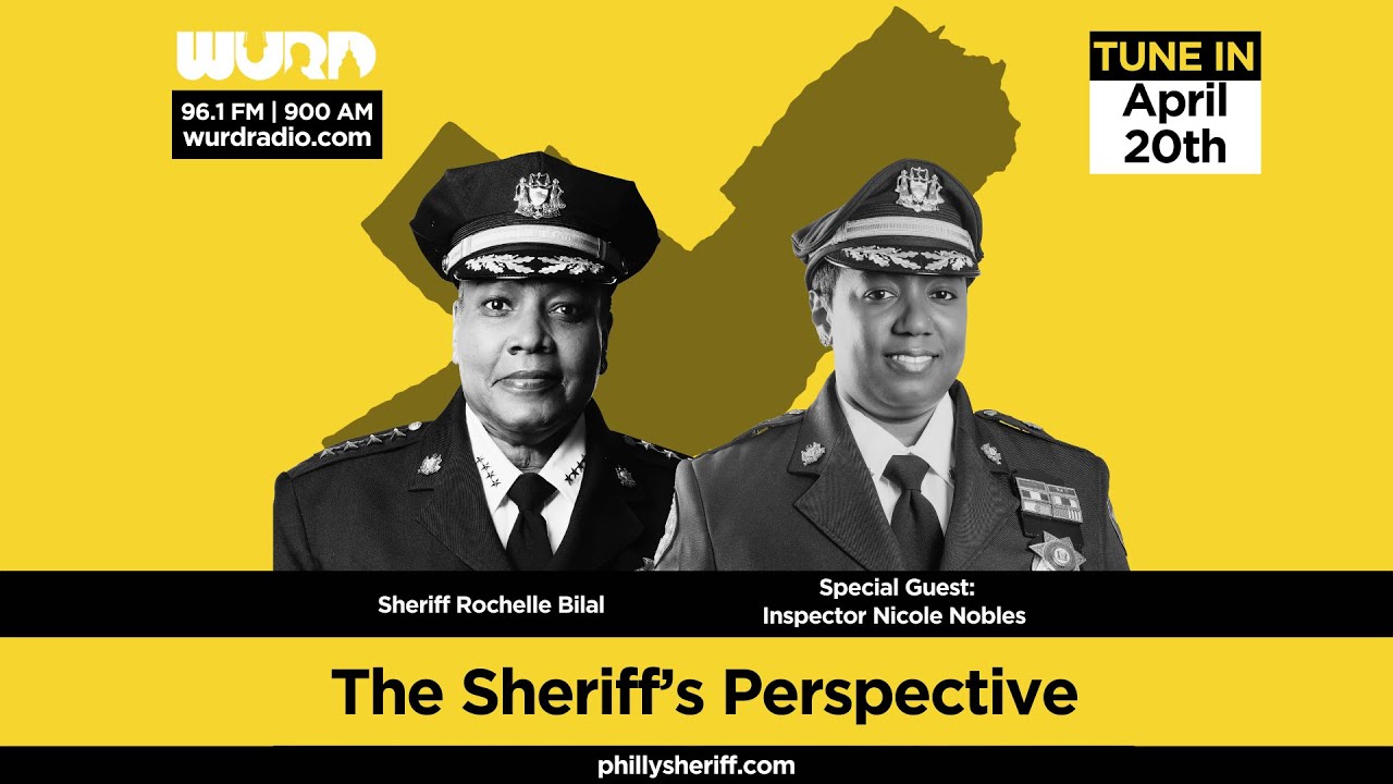 With The Sheriff's Perspective, I am speaking directly to Philadelphians about the work of The Philadelphia Sheriff's Office. This podcast provides residents access to ask questions, hear about upcoming community events, and learn more about our operations." – Sheriff Rochelle Bilal

Sheriff Bilal has made engaging with the community and neighborhoods a hallmark of the Bilal Administration over the past four years. The Sheriff's Perspective podcast is an expansion of those community outreach efforts.

This week's  show will air Saturday the 20th of April  at  6:00 PM - 7:00 PM, Earlier episodes will be available on YouTube, phillysheriff.com and exclusively on WURD Radio 96.1 FM and 900 AM.