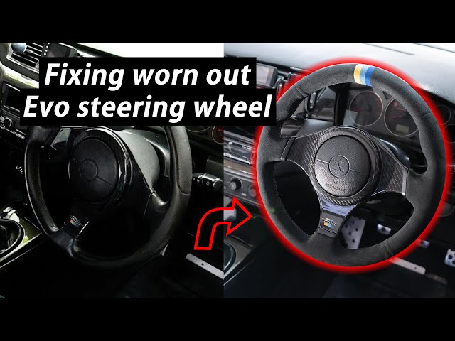 Evo 8 steering wheel wrap discount