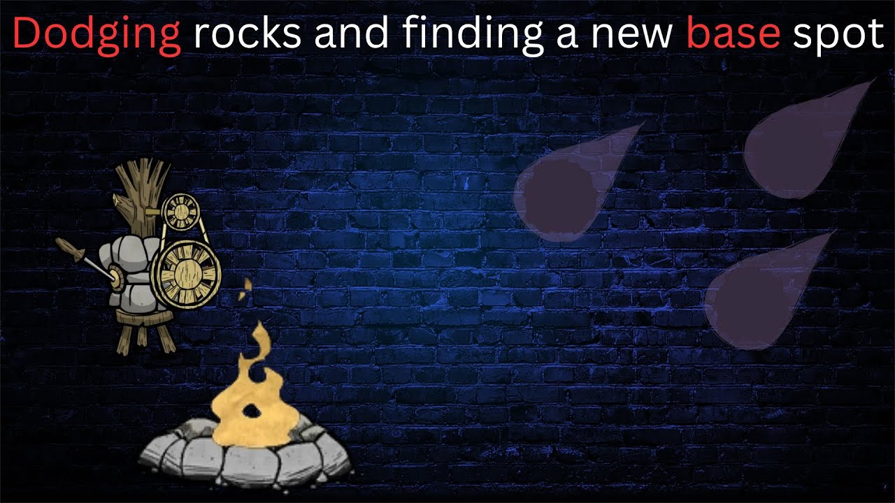 Dodging Rocks Don't Starve Together Dodging rocks and finding a new base spot - YouTube