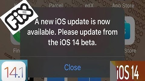 iPhone Keeps Popping Up A New iOS Update is Now Available Please Update from the iOS 14 Beta