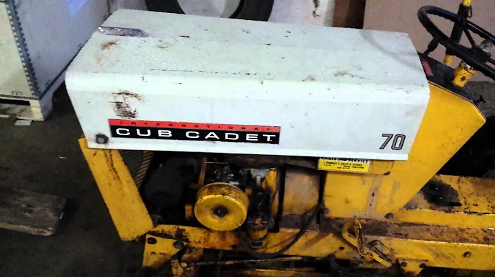 IH CUB CADET 70 RUNNING