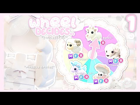 WHEEL DECIDES what DREAM MEGA I'll should trade for! *SUCCESSFUL?!* // Ep - 1 #roblox #adoptme