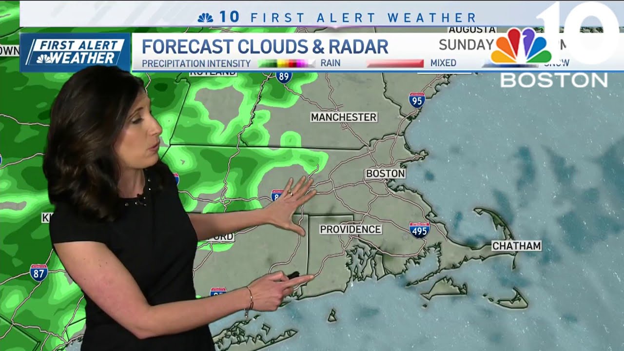 Cool air to linger over Boston into the weekend - YouTube