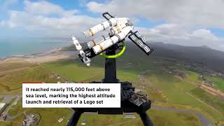 'Project Hail Mary' Lego set's near-space trip earns a Guinness record