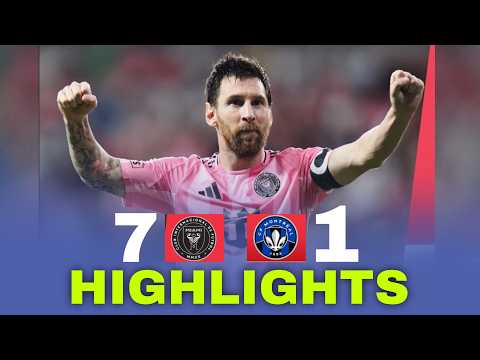 Inter Miami vs Montreal 7-1 Highlights & All Goals 2026 | Messi Solo SHOW POKER🔥