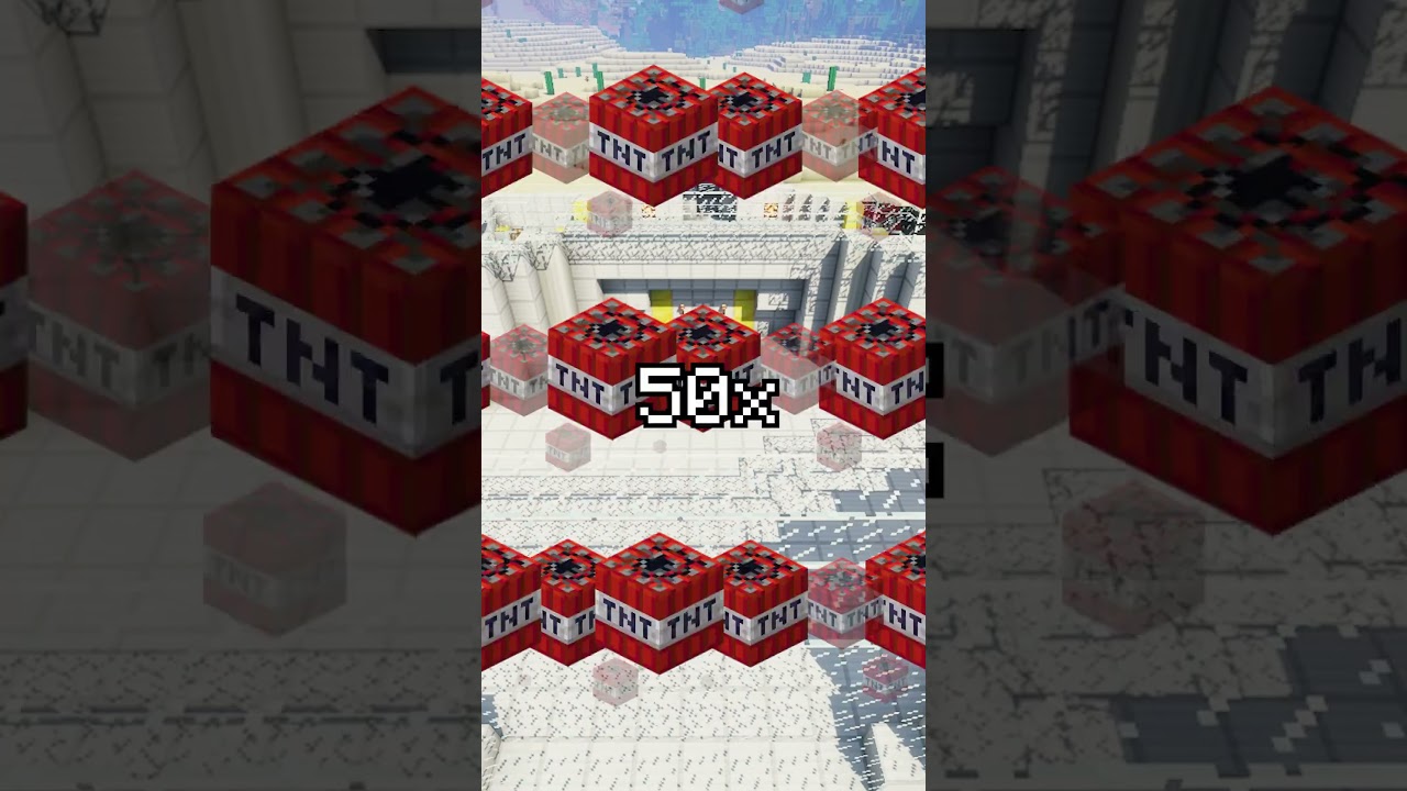 100,000 TNT VS DanTDM's Lab #shorts #minecraft