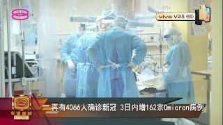 【再有4066人确诊新冠  3日内增162宗Omicron病例】 [20220125]