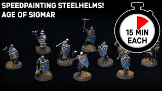 Speed Painting Cities of Sigmar: Steelhelms  How to get them Table Ready Fast, Plus More!