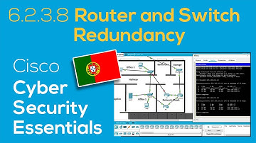 🇵🇹 Cisco Cybersecurity Essentials 6.2.3.8 Router and Switch Redundancy | Packet Tracer em Português