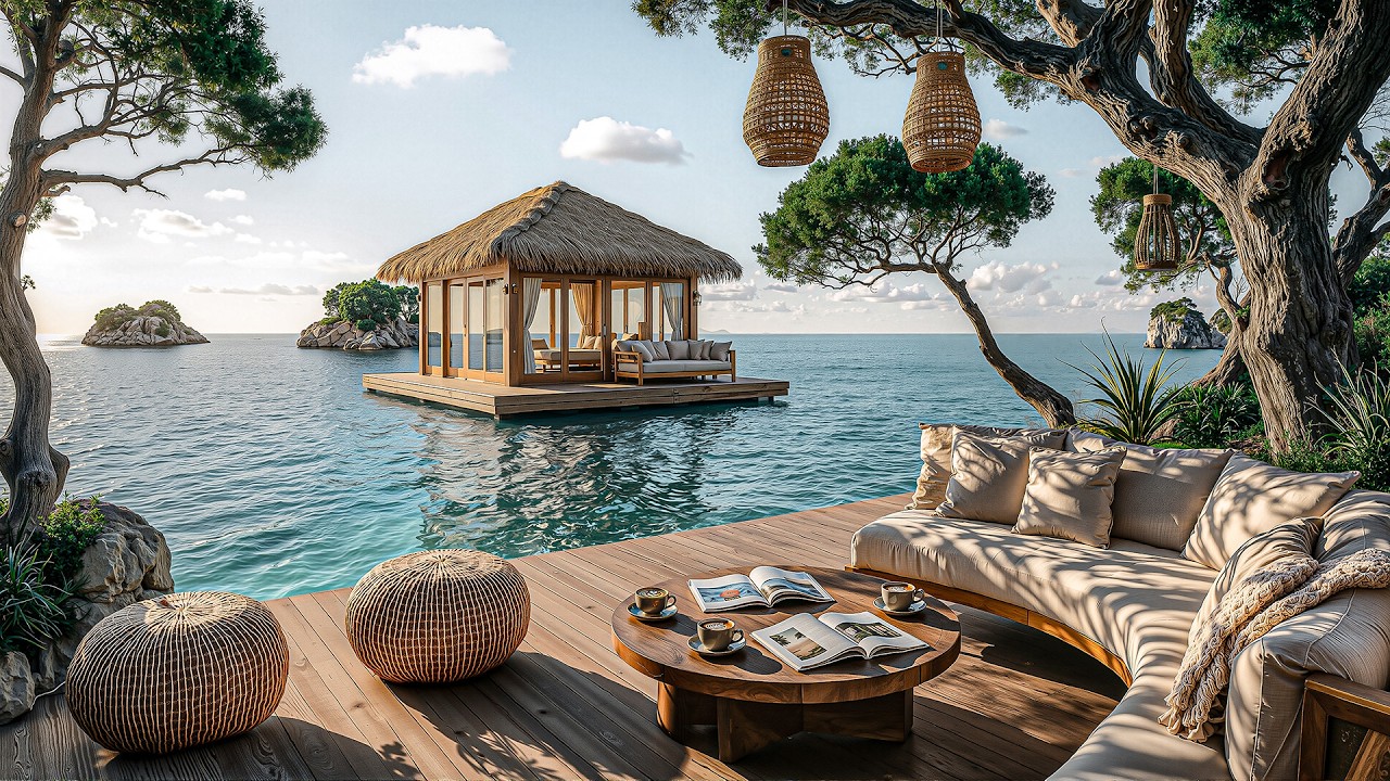 Soothing Jazz In The Outdoor Cabin Space - Melodious Jazz Rhythms For A Good Mood