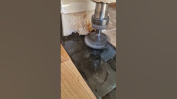 CNC Machine - Surfacing #cncmill #woodworking #engineering