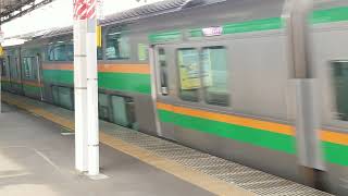 E233系3000番台横コツE-10編成+横コツE-62編成品川駅発車