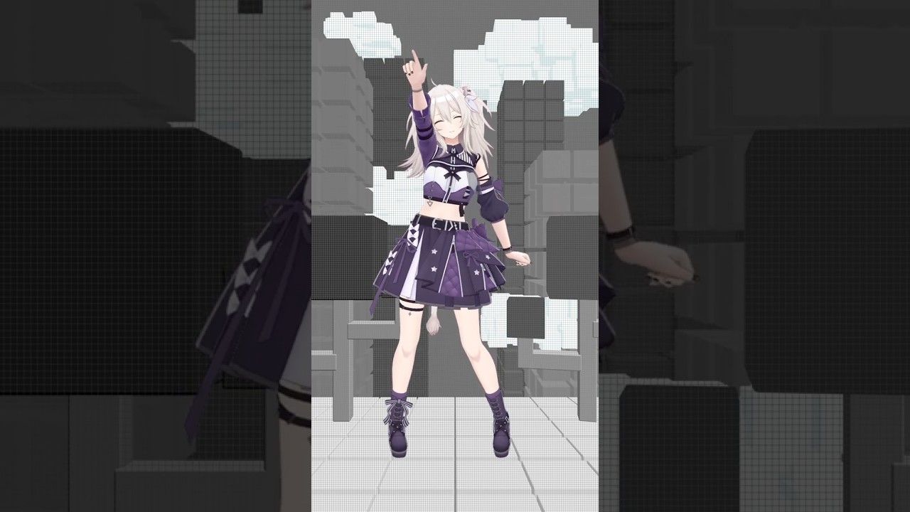 【踊ってみた】がおってこ！  #獅白ぼたん #shorts #vtuber #dance #hololive 【獅白ぼたん】