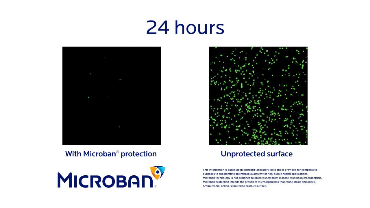 Microban Keys Example Microban Antimicrobial Time Lapse - YouTube
